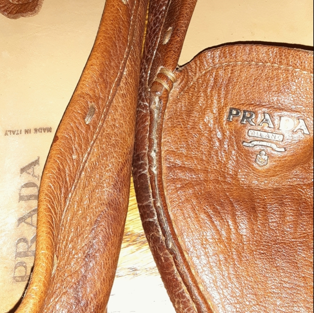 Authentic Prada driving loafers